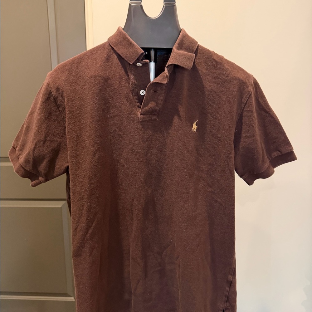 Ralph Lauren Dark Brown Men's Polo Shirt